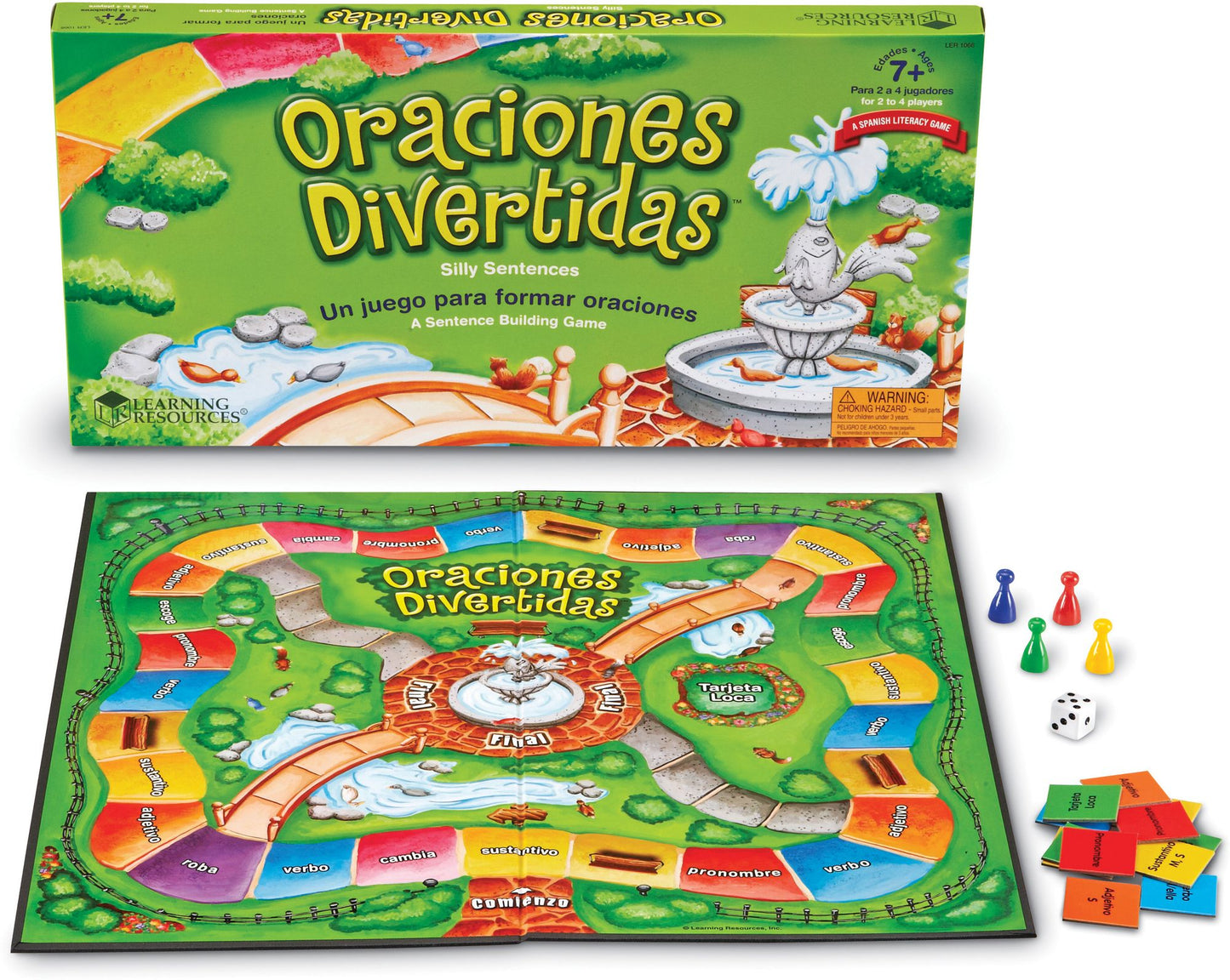 LEARNING RESOURCES LER1066 ORACIONES DIVERTIDAS SILLY SENTENCES GAME