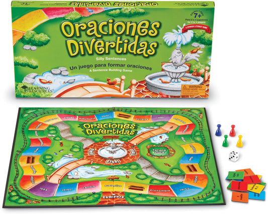 LEARNING RESOURCES LER1066 ORACIONES DIVERTIDAS SILLY SENTENCES GAME