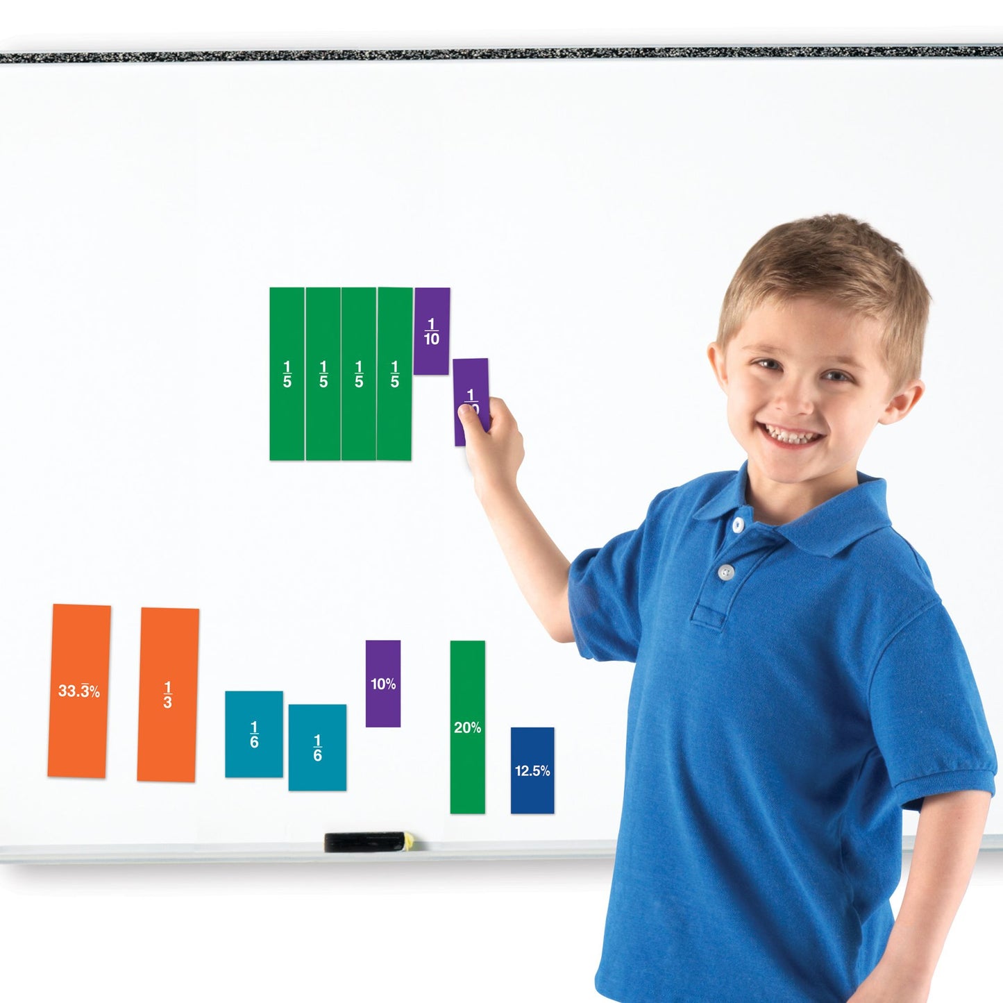 Learning Resources Double-Sided Magnetic Fraction Squares