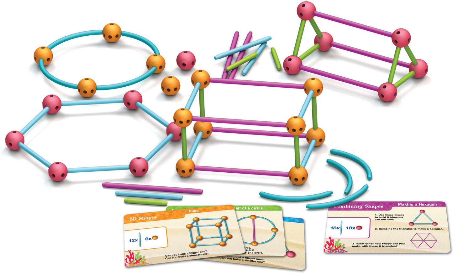 Learning Resources Dive Into Shapes!  A “Sea” And Build Geometry Set