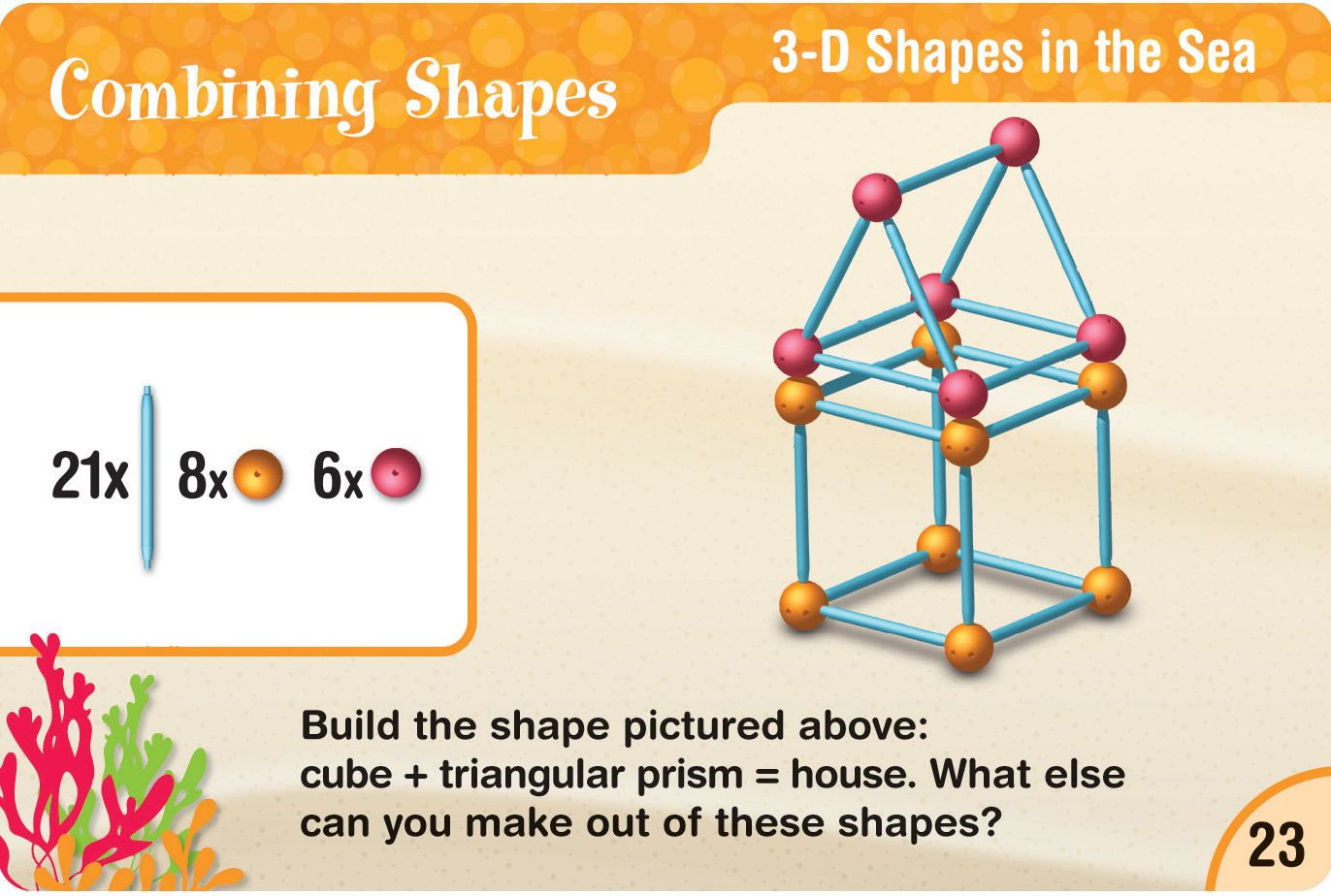 Learning Resources Dive Into Shapes!  A “Sea” And Build Geometry Set