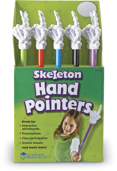 Skelton Hand Pointer In Pop Display