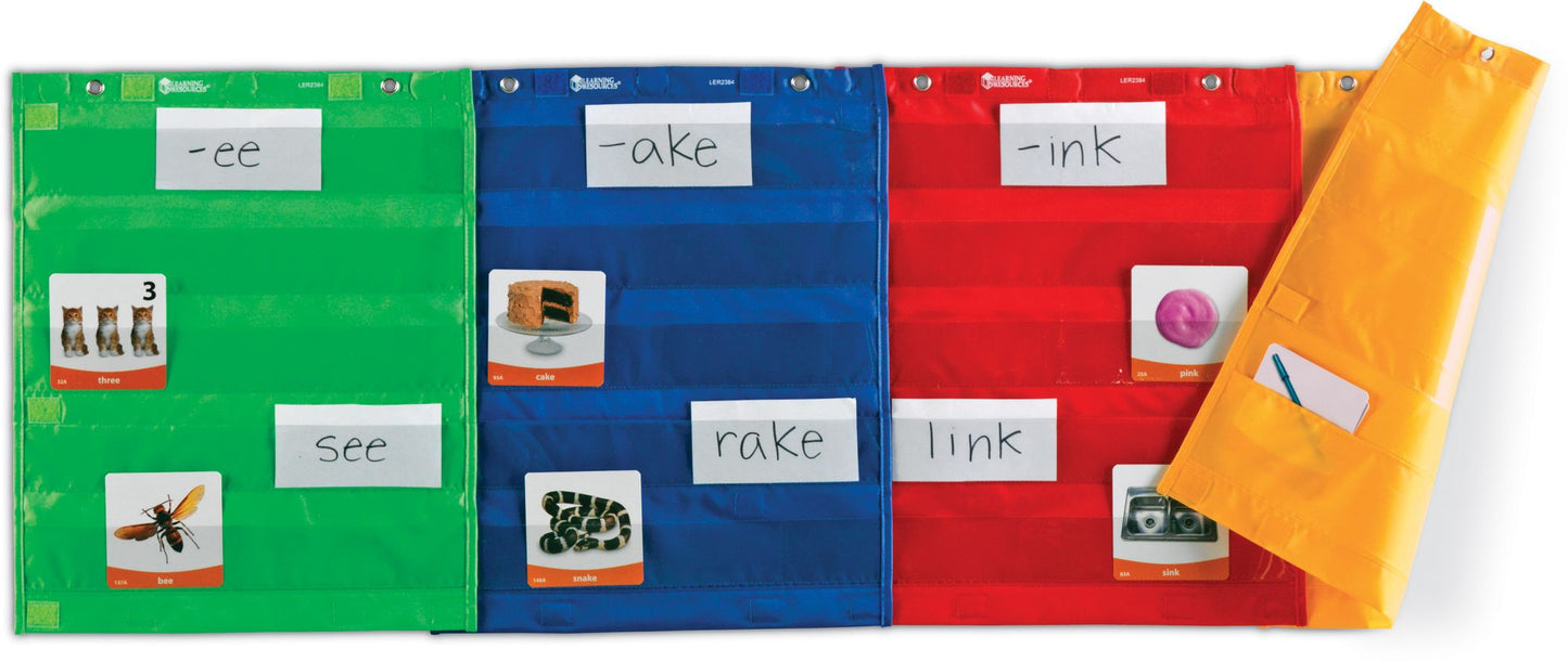 Learning Resources LER2384 Magnetic Pocket Chart Squares