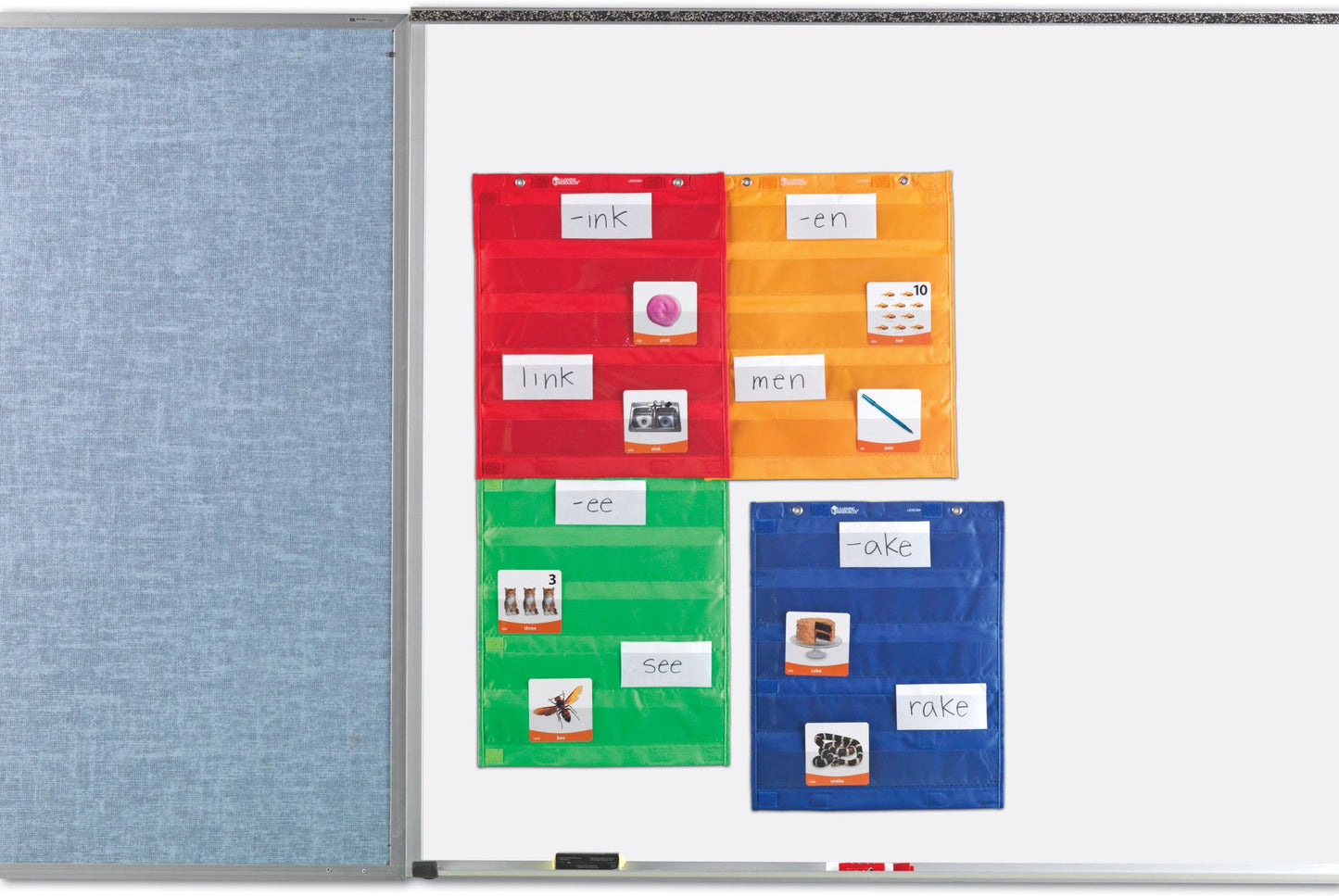 Learning Resources LER2384 Magnetic Pocket Chart Squares