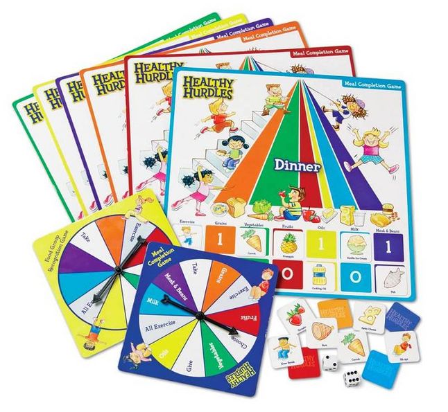 LEARNING RESOURCES LER2491 HEALTHY HURDLES NUTRITION GAME