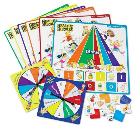 LEARNING RESOURCES LER2491 HEALTHY HURDLES NUTRITION GAME