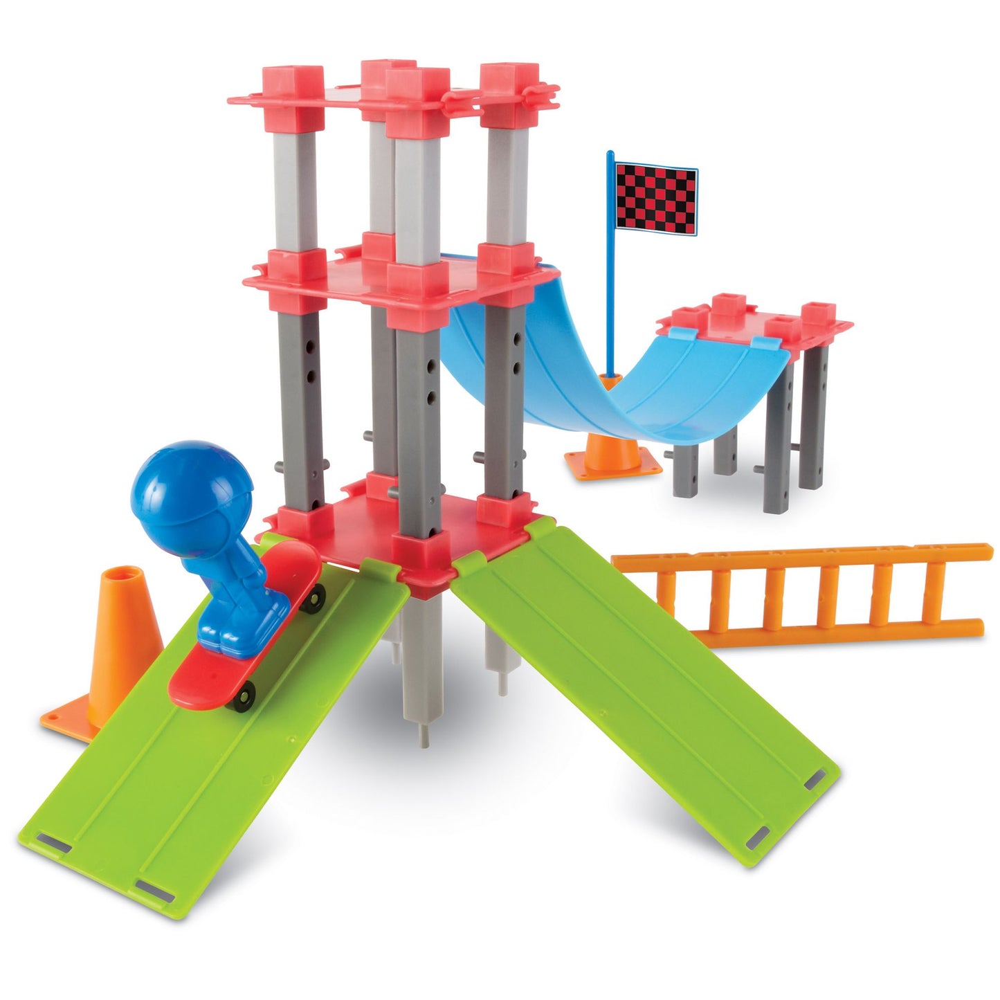 Learning Resources Skate Park Engineering and Design Building Set