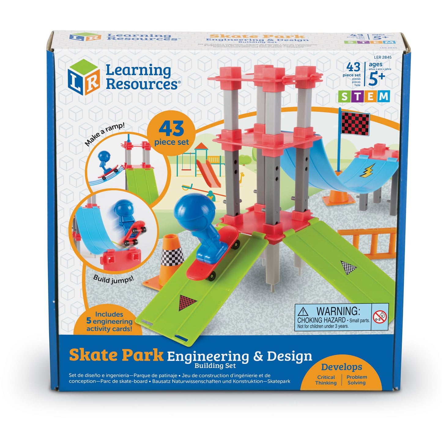Learning Resources Skate Park Engineering and Design Building Set
