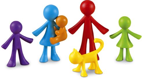 All About Me - Family Counters (set of 72)