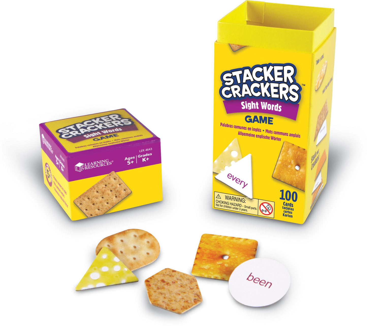 Learning Resources LER4643 Stacker Crackers Sight Words