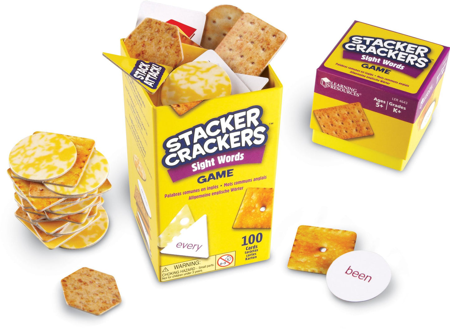 Learning Resources LER4643 Stacker Crackers Sight Words