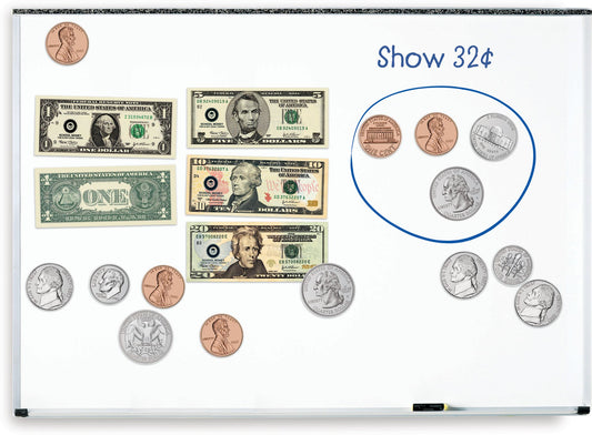 Learning Resources LER5080 Double-Sided Magnetic Money