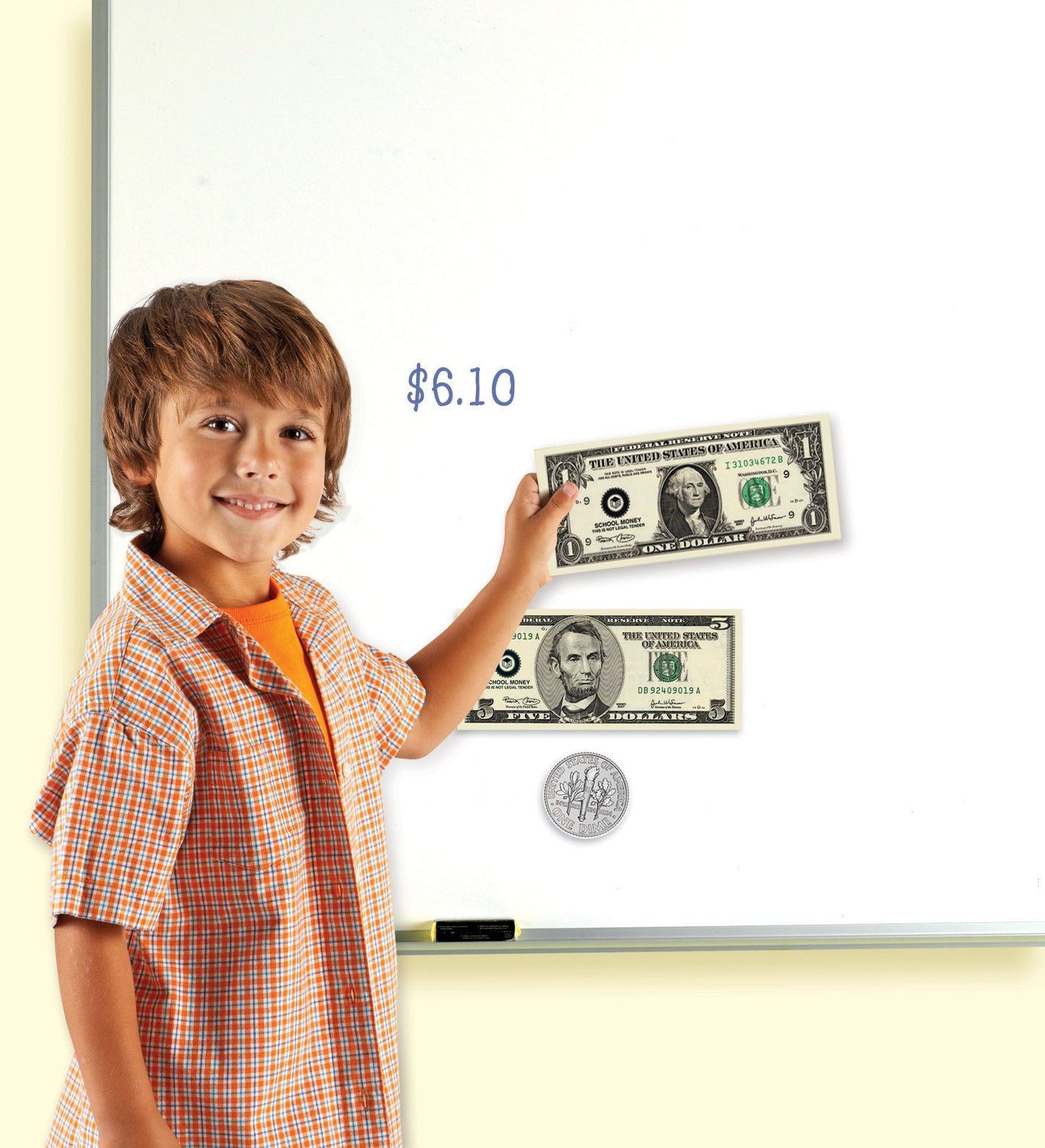 Learning Resources LER5080 Double-Sided Magnetic Money