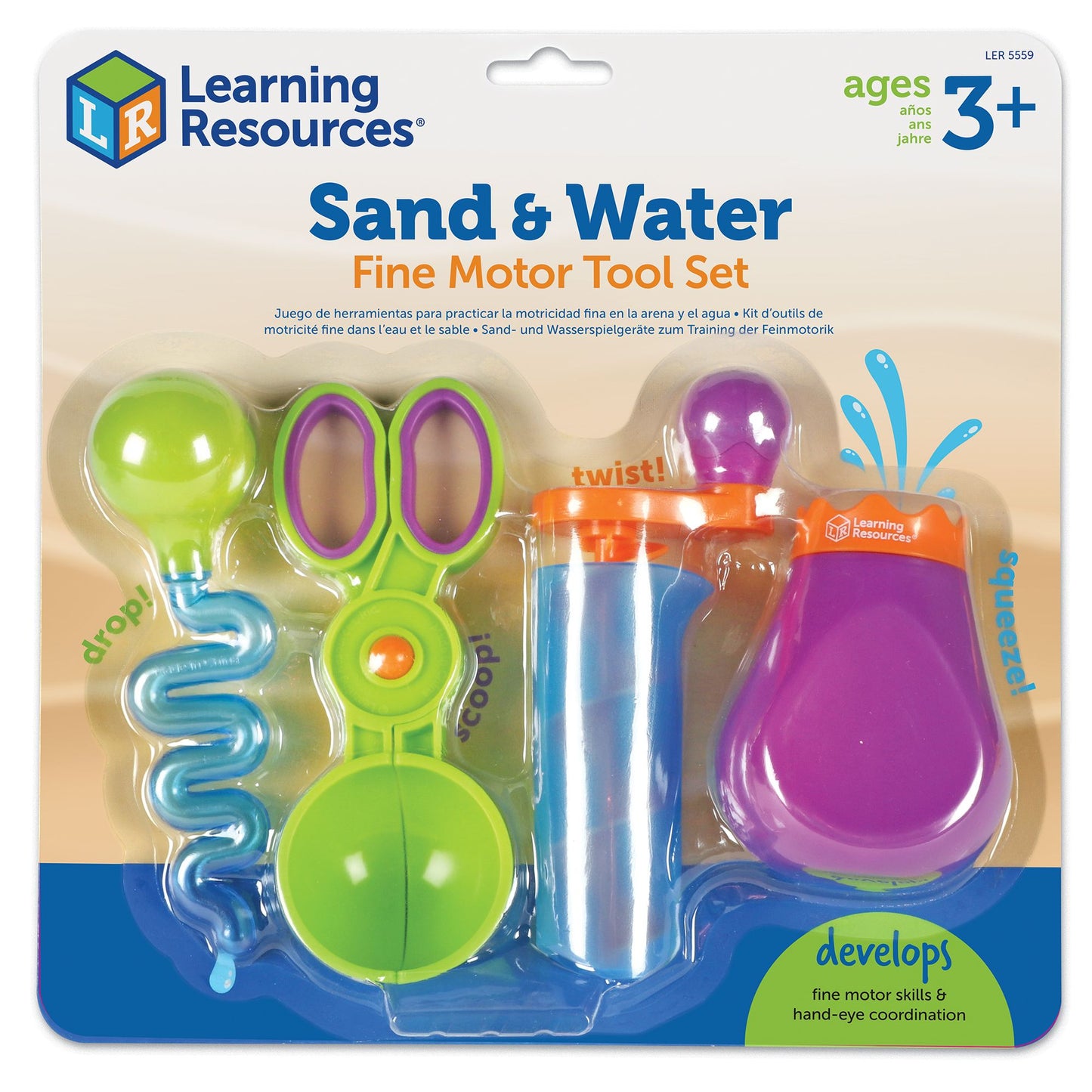Learning Resources Sand 'n Water Fine Motor Set