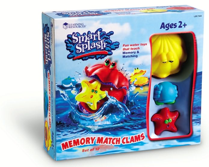 Smart Splash® Memory Match Clams