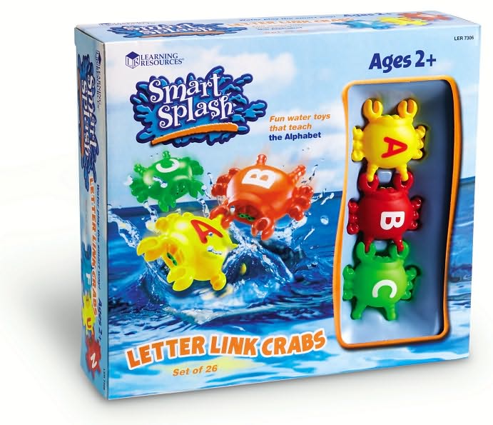 Smart Splash® Letter Link Crabs