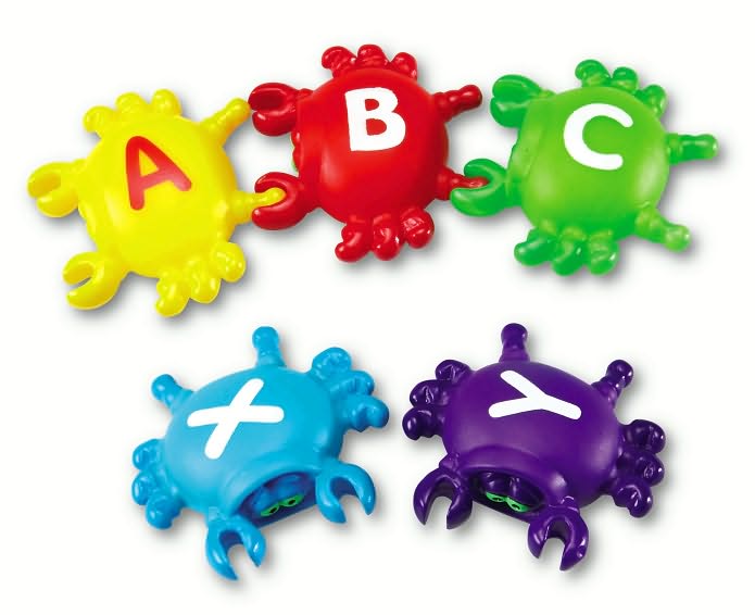 Smart Splash® Letter Link Crabs