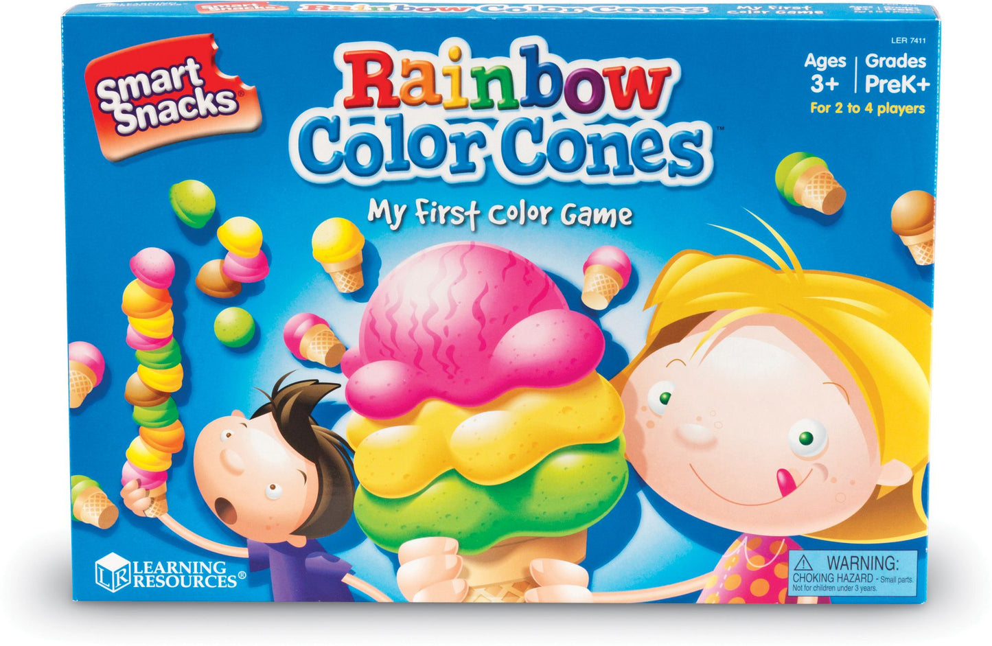 Smart Snacks Rainbow Color Cones Game