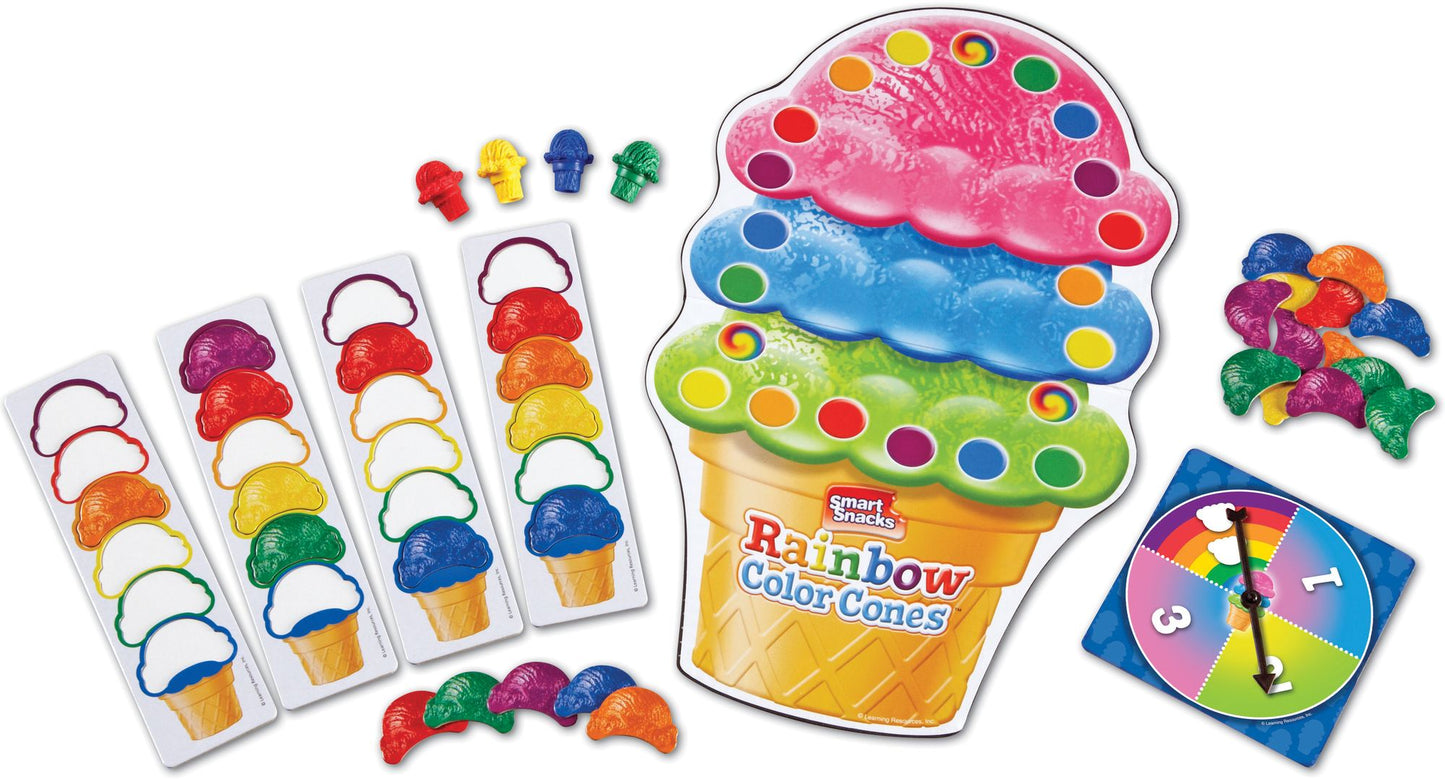 Smart Snacks Rainbow Color Cones Game