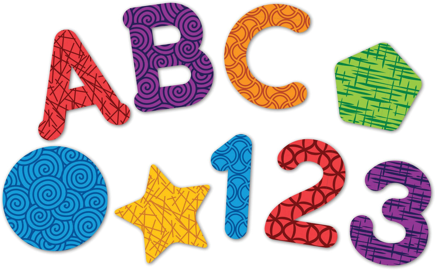 Learning Essentials Magnetic Letters, Numbers & Shapes