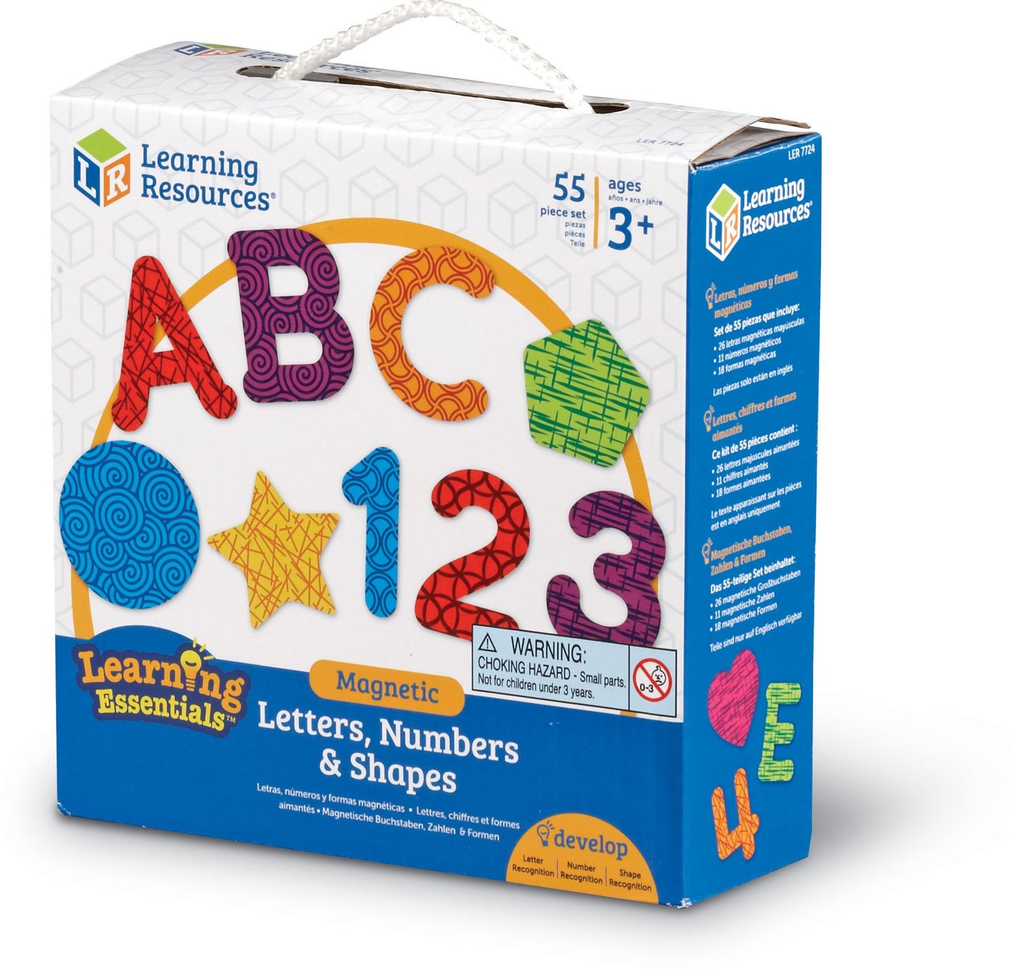Learning Essentials Magnetic Letters, Numbers & Shapes