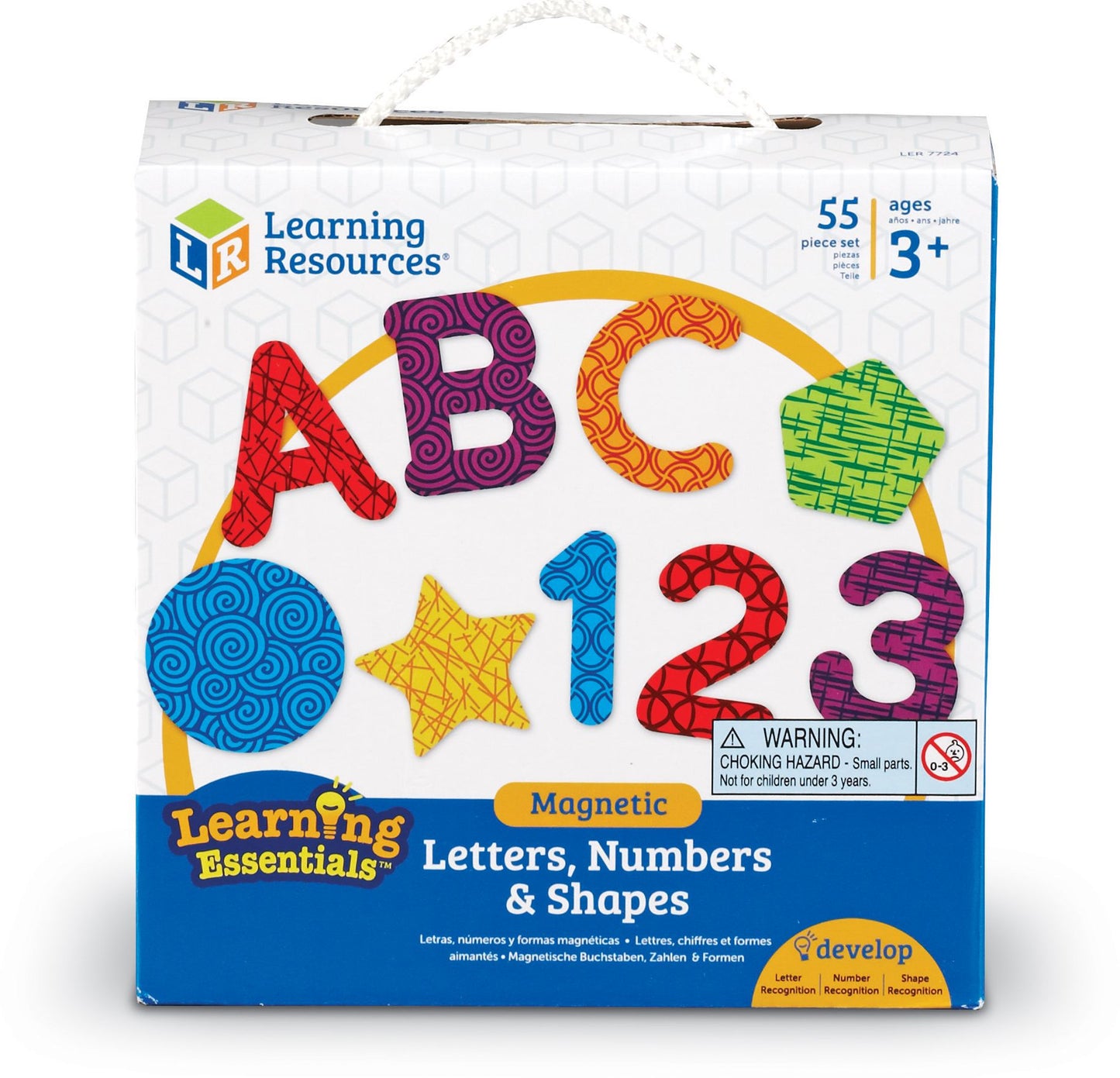 Learning Essentials Magnetic Letters, Numbers & Shapes