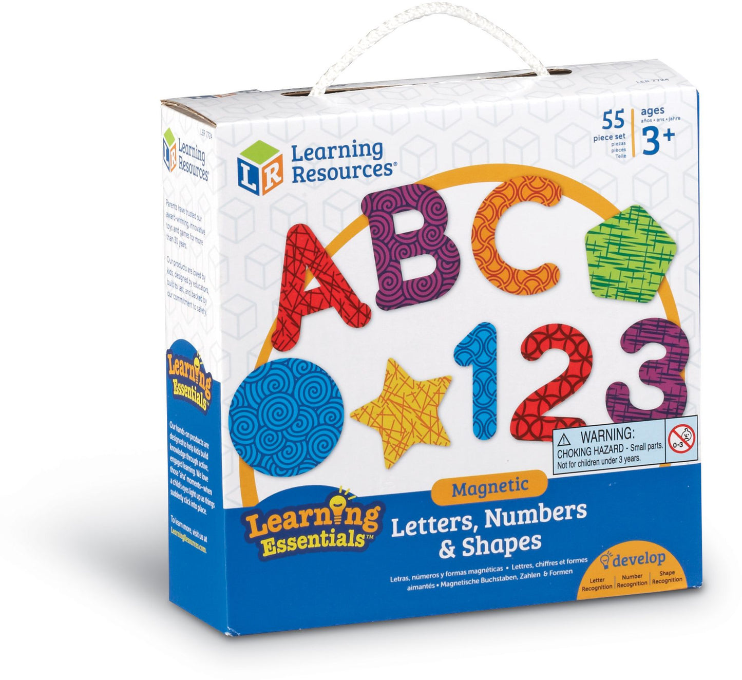 Learning Essentials Magnetic Letters, Numbers & Shapes