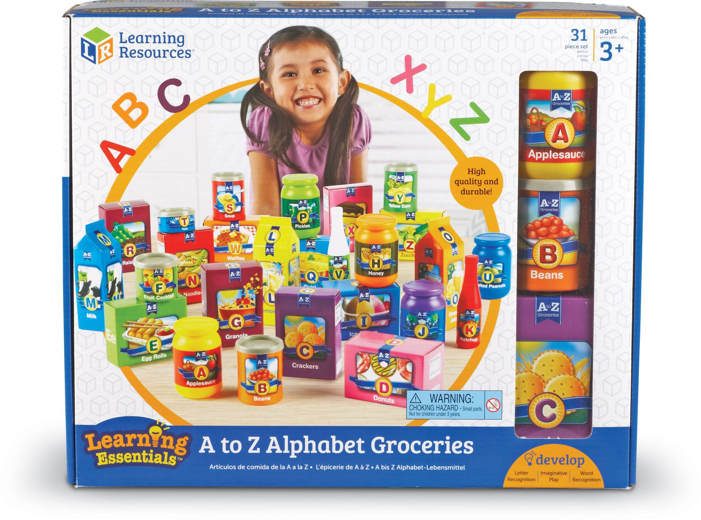 Learning Essentials A to Z Alphabet Groceries