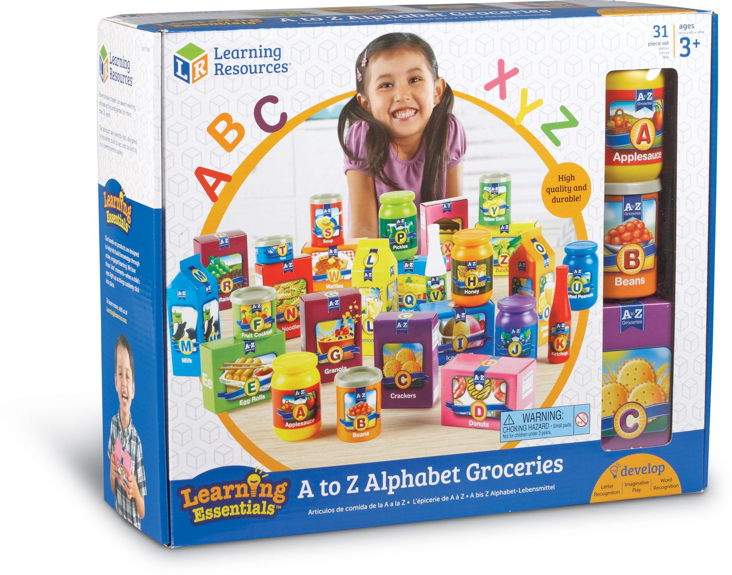 Learning Essentials A to Z Alphabet Groceries