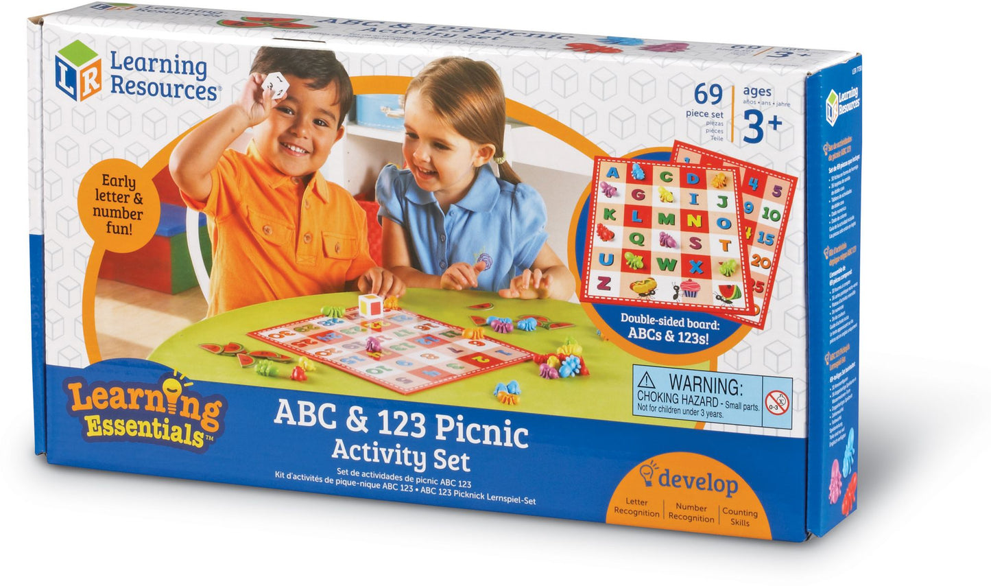 Learning Essentials ABC & 123 Picnic Activity Set