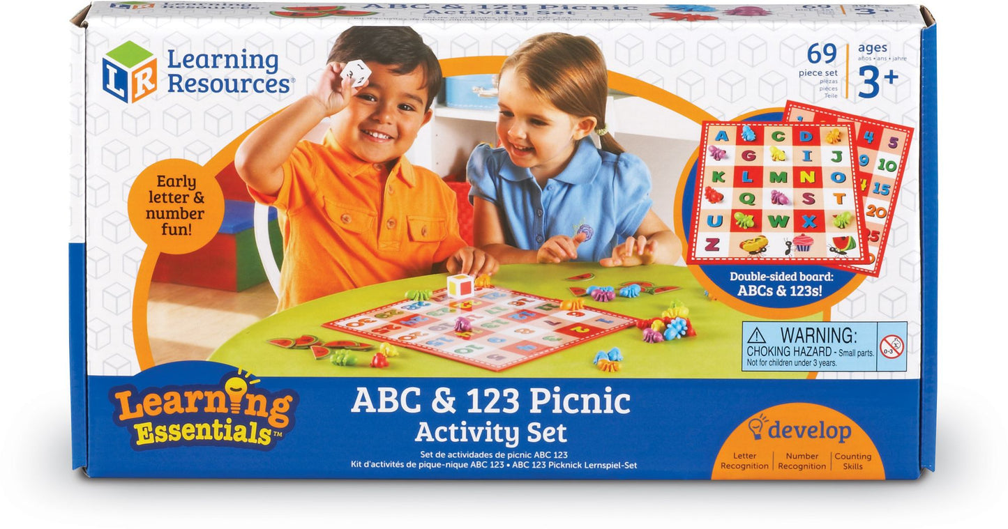 Learning Essentials ABC & 123 Picnic Activity Set