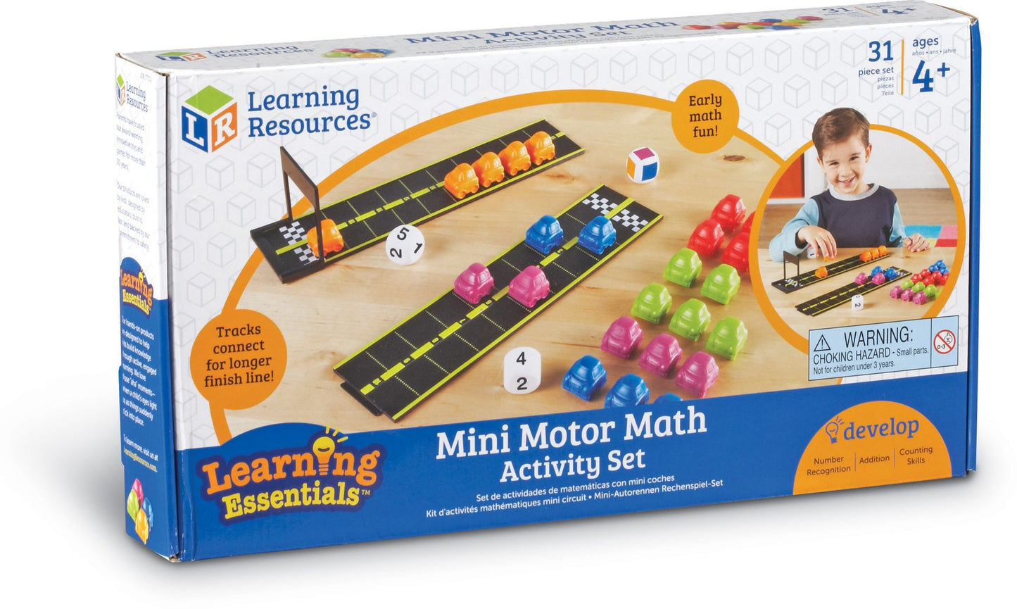 Learning Essentials Mini Motor Math Activity Set
