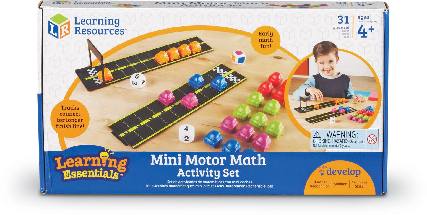 Learning Essentials Mini Motor Math Activity Set