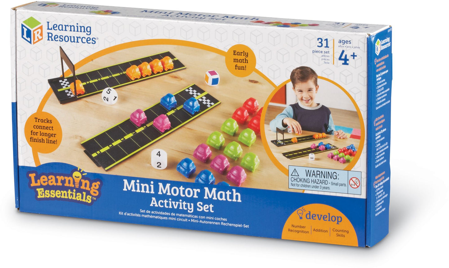 Learning Essentials Mini Motor Math Activity Set