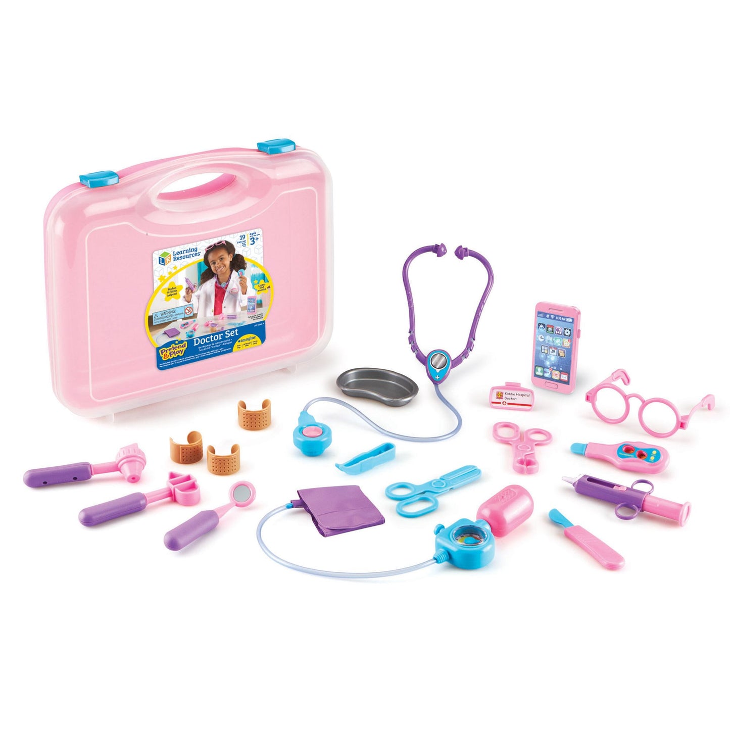 Learning Resources Pretend and Play Doctor Set, Pink