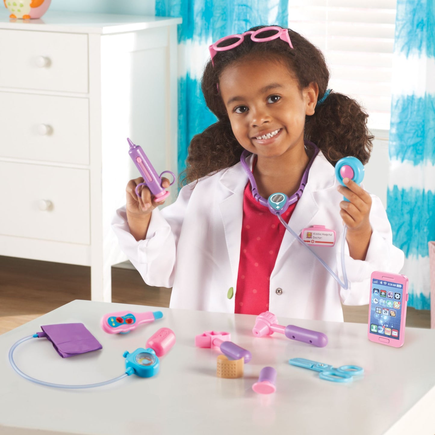 Learning Resources Pretend and Play Doctor Set, Pink