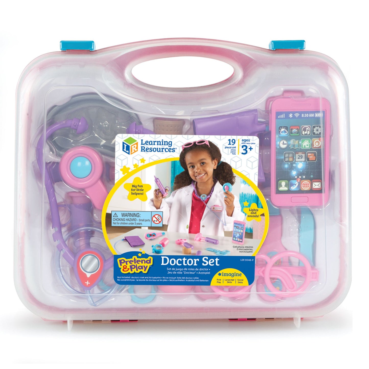 Learning Resources Pretend and Play Doctor Set, Pink