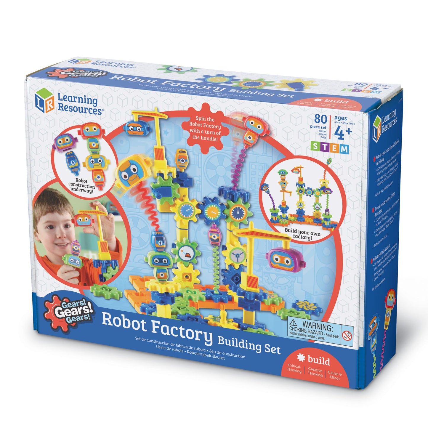 Learning Resources Gears! Gears! Gears! Robot Factory Building Set