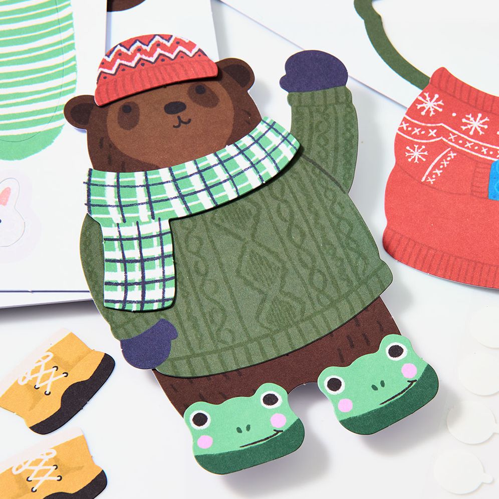 Beary Jolly Paper Doll Kit