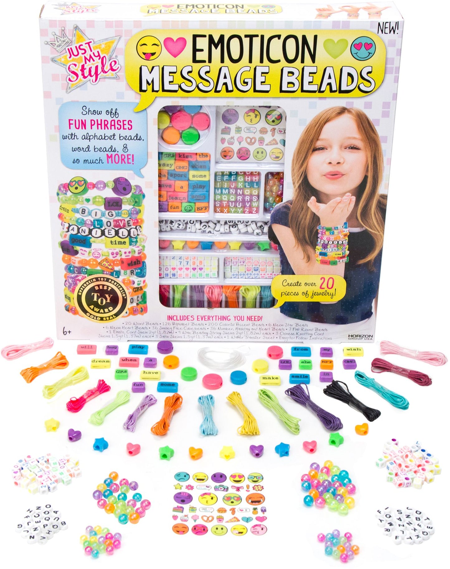 Emoticon Message Beads