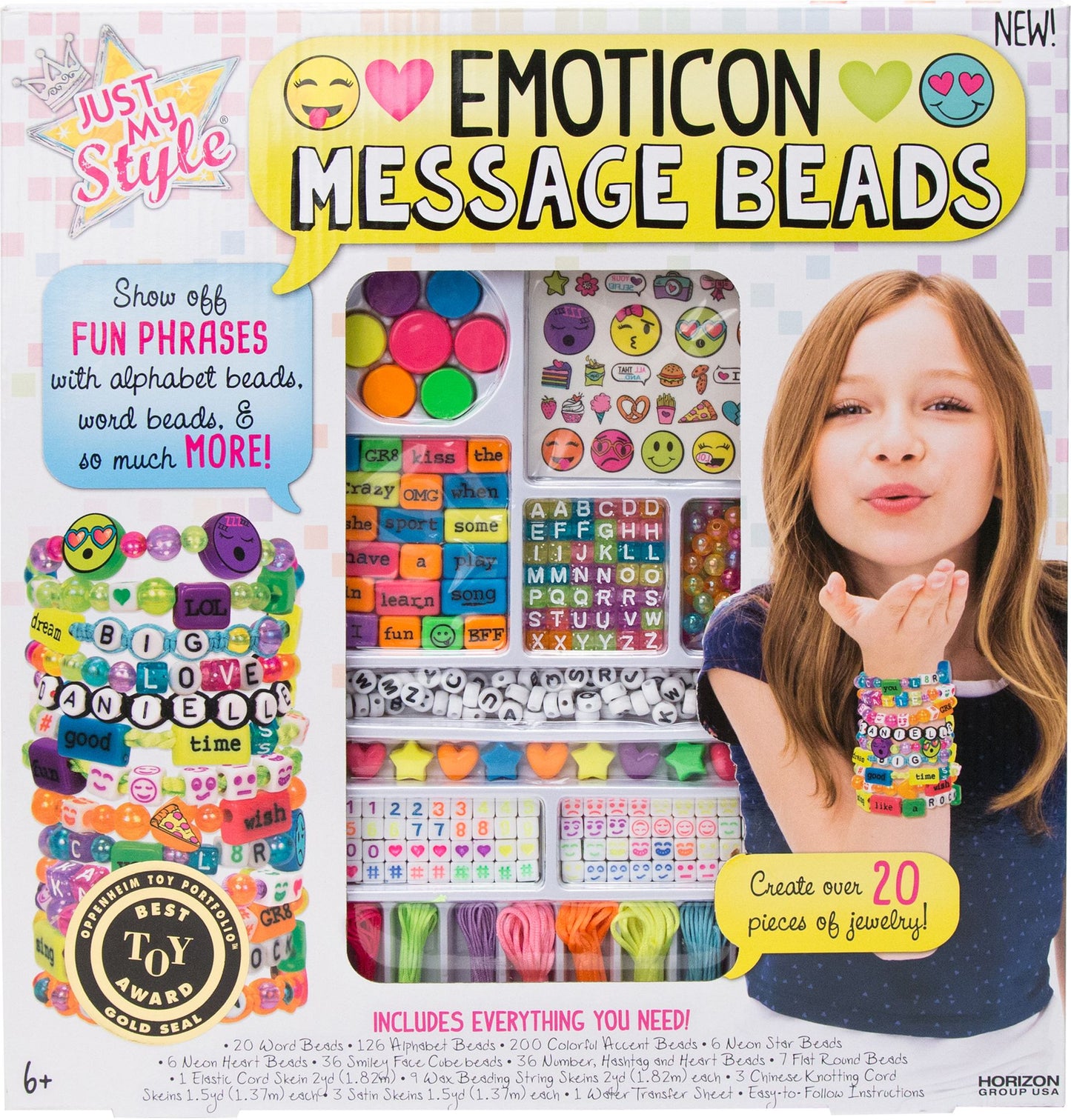 Emoticon Message Beads