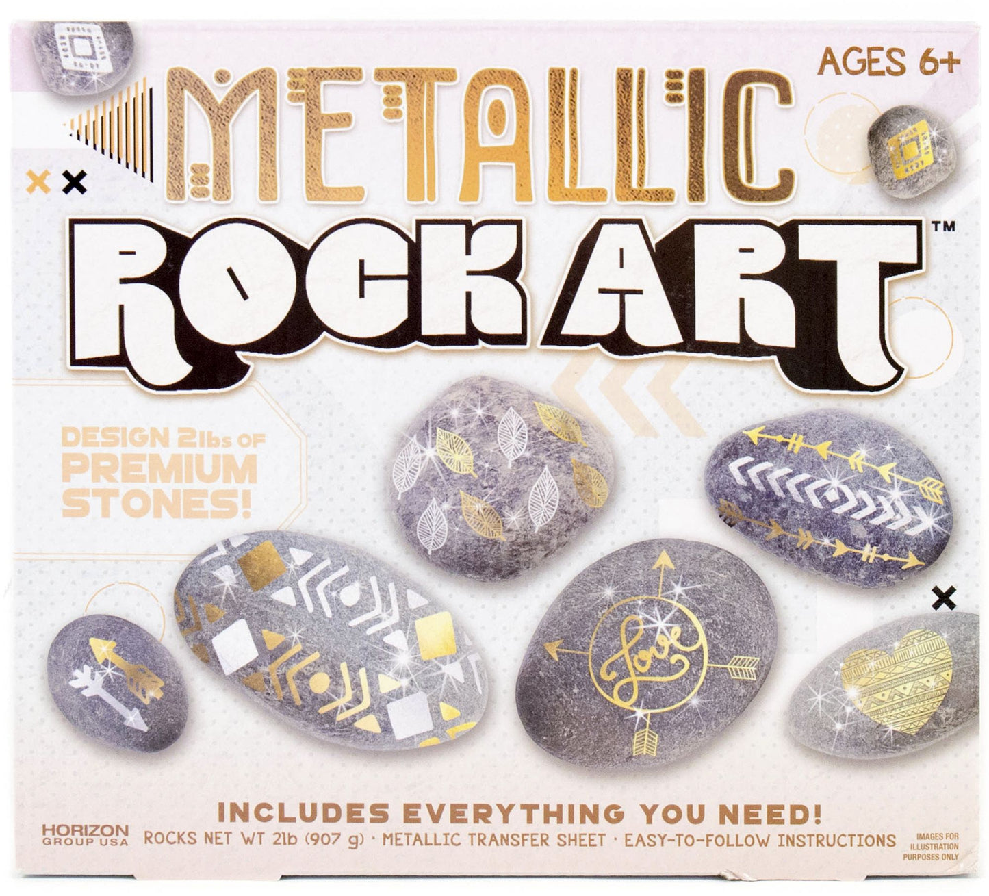 Metallic Rock Art