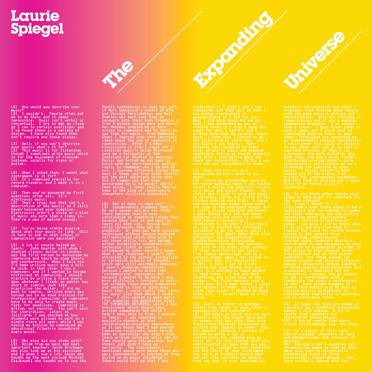 Expanding Universe (Laurie Spiegel)