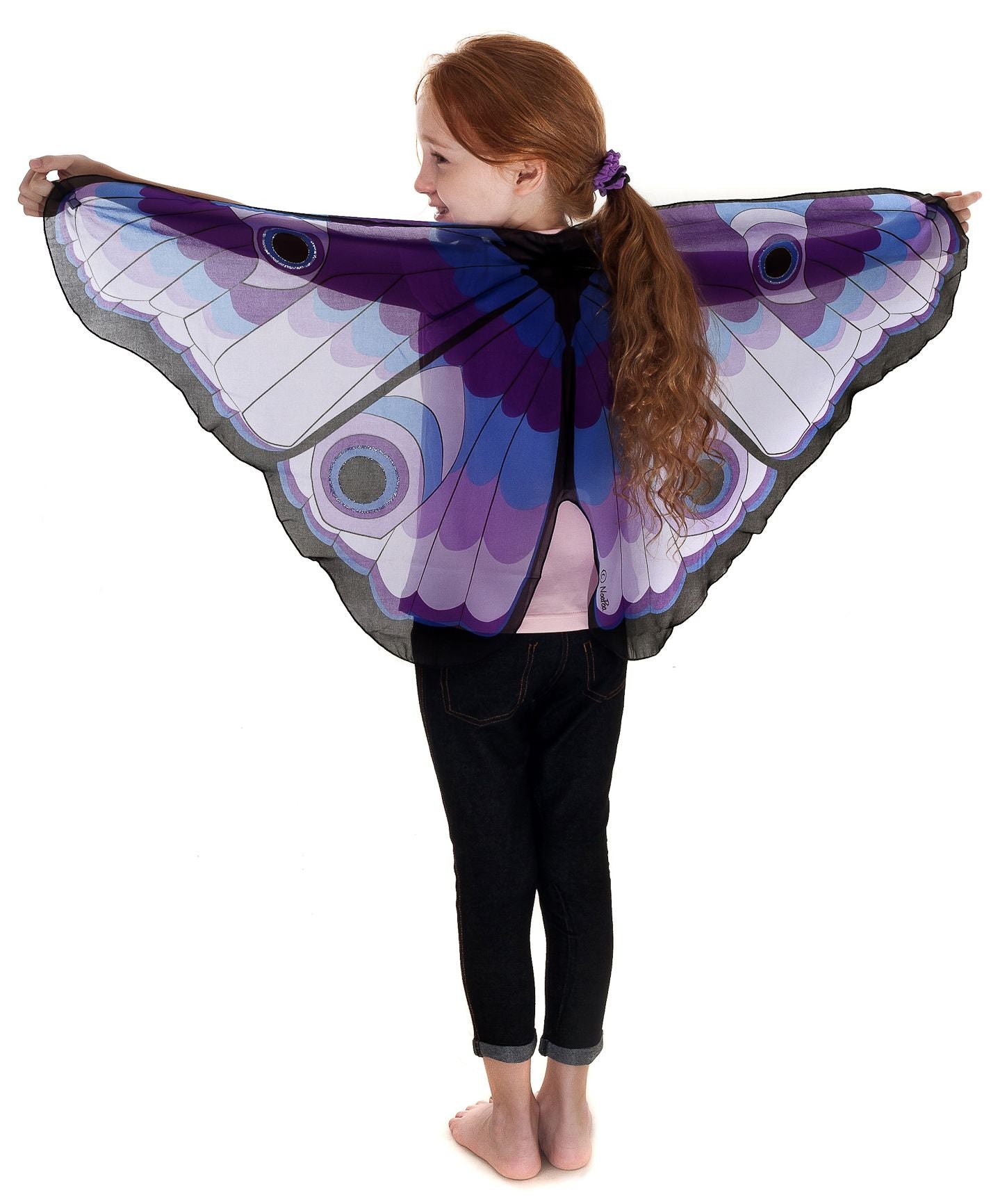 PRP BUTTERFLY WINGS W/GLITTER