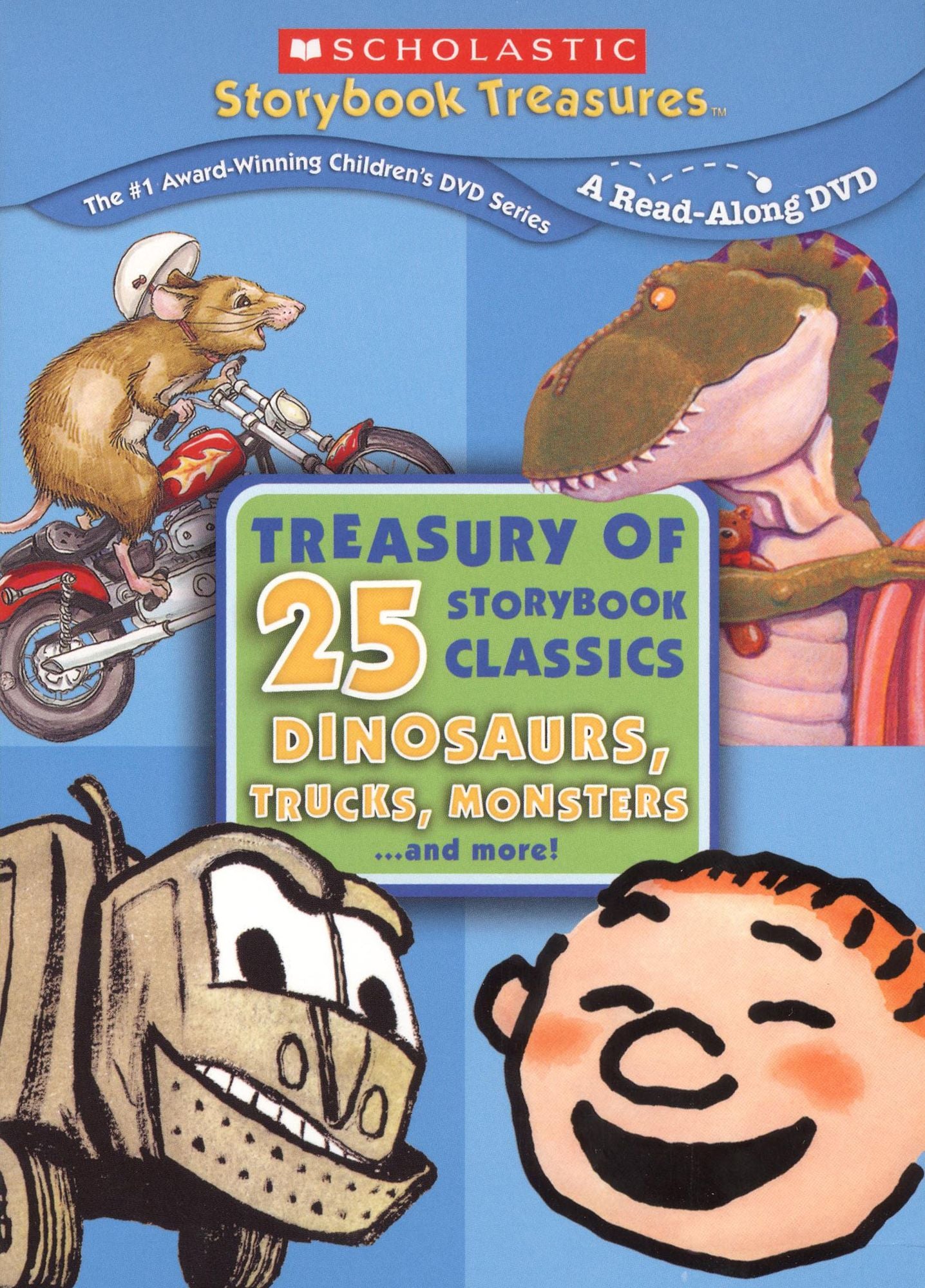 Treasury of 25 Storybook Classics: Dinosaurs, Trucks, Monsters... and More! [4Discs]