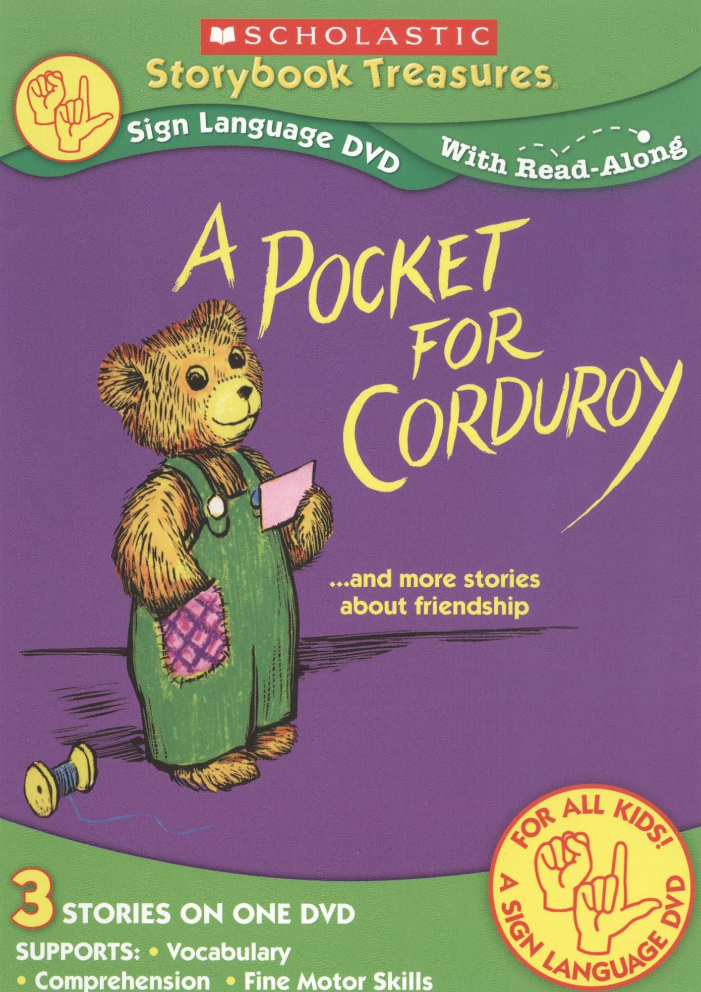 A Pocket for Corduroy... and More Stories About Friendship: Sign Language DVD