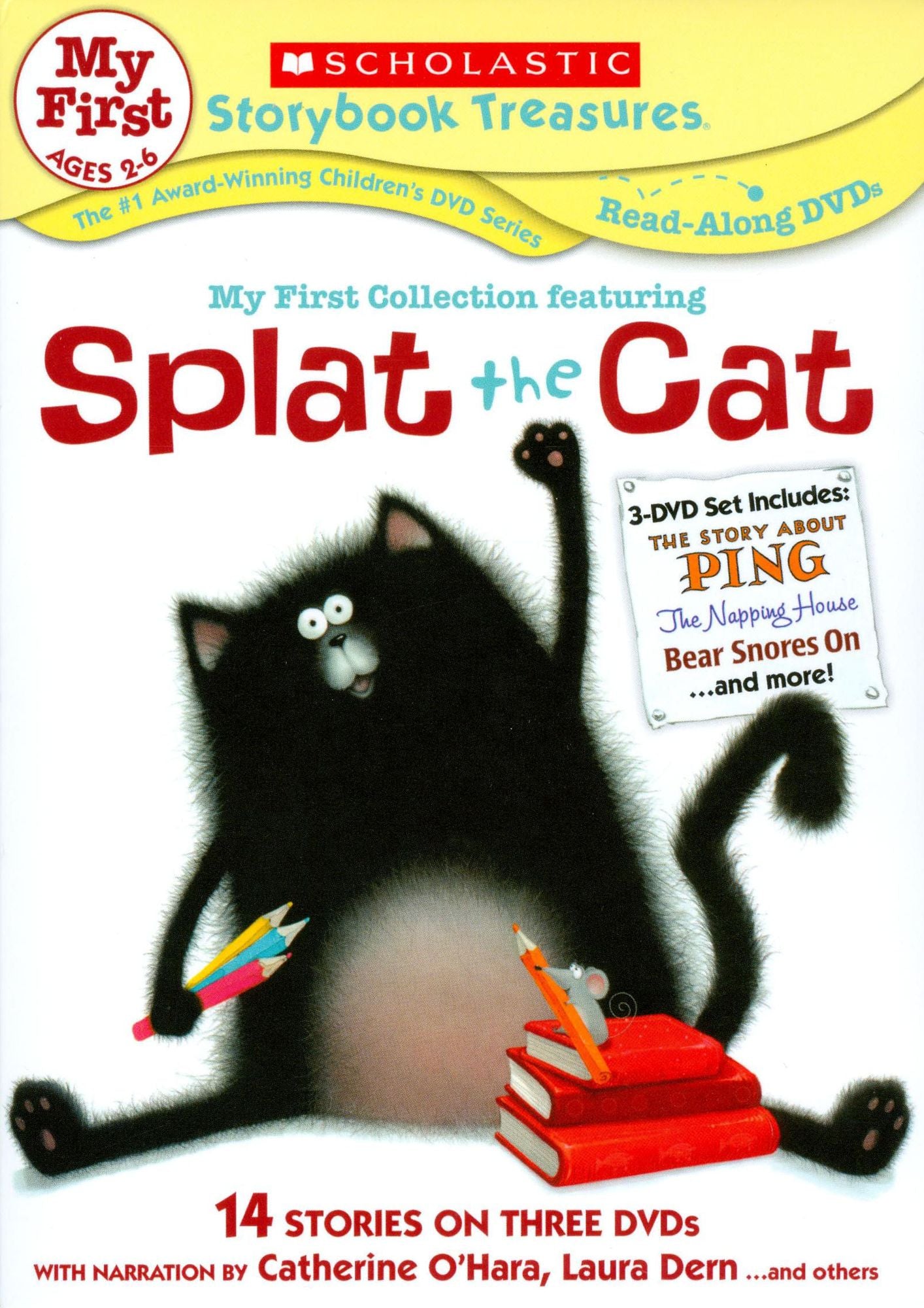 Scholastic Storybook Treasures: My First Collection Featuring Splat the Cat [3 Discs]
