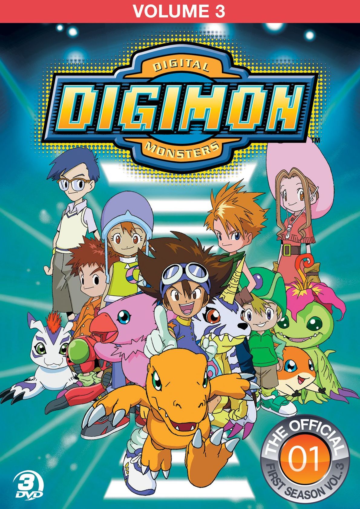 Digimon: Digital Monsters - The Offical First Season, Vol. 3 [3 Discs]