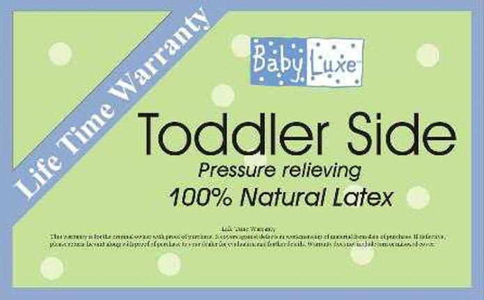 BabyLuxe 2 in 1 Latex Mattress (White)