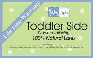 BabyLuxe 2 in 1 Latex Mattress (White)